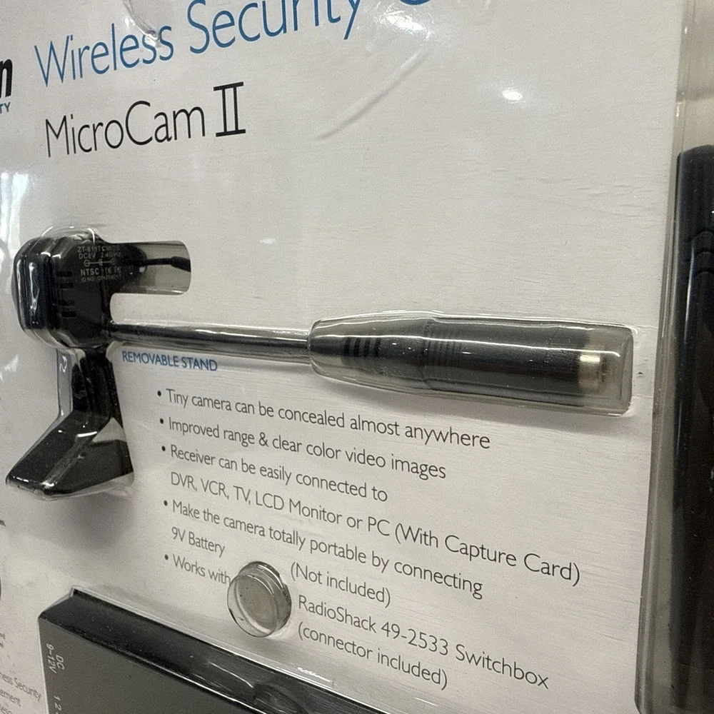 Swann Microcam 2 Wireless Security Camera System 2.4G With Receiver Brand New